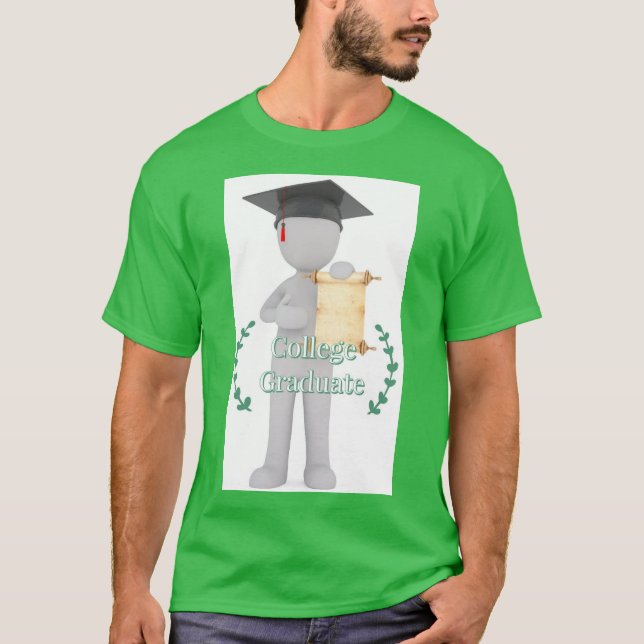 T-shirt Diplômé du Collège (Devant)