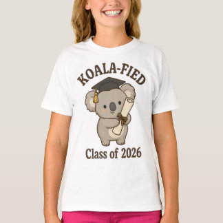 T-shirt Diplômé Koala de la promotion 2026 Cute Koala Grad