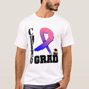 T-shirt Diplômé masculin de chimio de cancer du sein