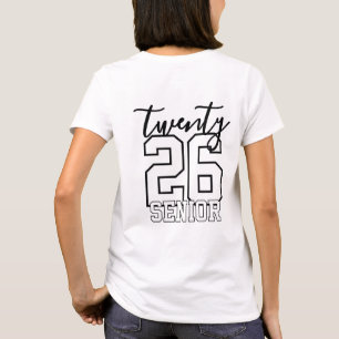 T-shirt Diplômé Personnalisé Année de Promotion