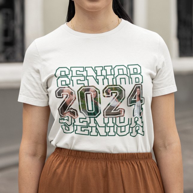T-shirt Diplôme photo personnalisé 2024 (Créateur téléchargé)