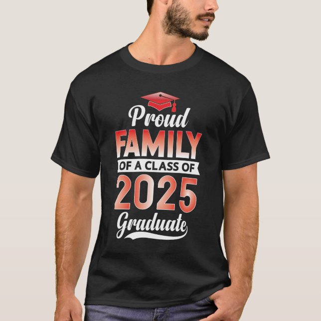 T-shirt Diplômé principal Famille fière d'un diplômé de 20 (Devant)