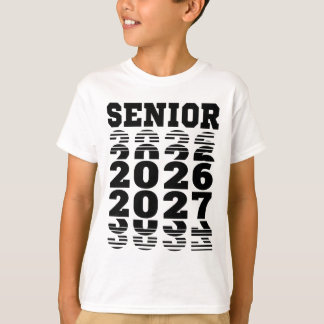 T-shirt Diplômé senior 2026 2027