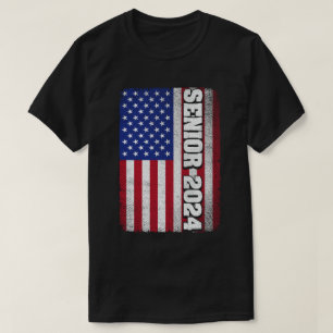 T-shirt Diplôme senior américain 2024