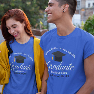 T-shirt Diplômé senior personnalisé cool 2023