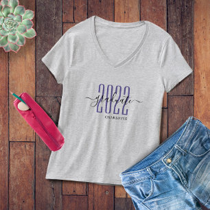 T-shirt Diplômé supérieur 2022 avec nom