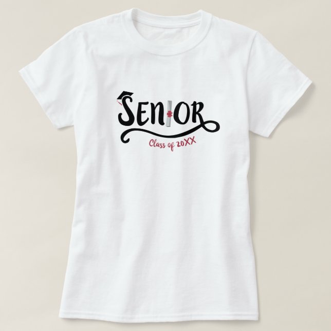 T-shirt Diplômé Supérieur - Catégorie De (Design devant)