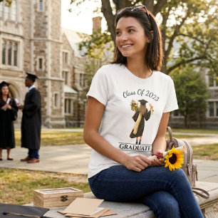 T-shirt Diplômée 1 Année Personnalisable