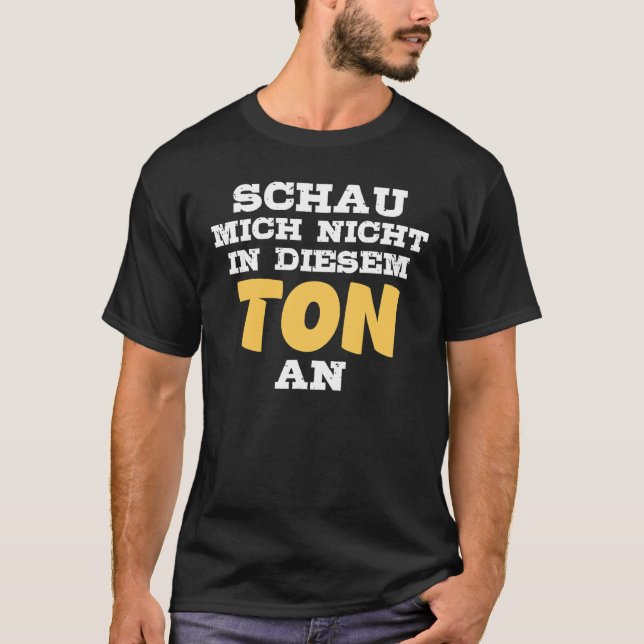 T-shirt Dire Avec Ironie Ironique (Devant)