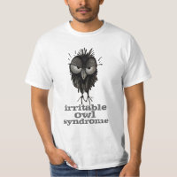 Dire drôle de hibou de syndrome irritable de hibou