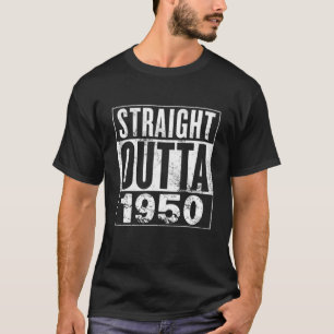 T-shirt Direct Outta 1950 71E Cadeau Anniversaire 71 Ans