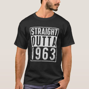 T-shirt Direct Outta 1963 Anniversaire Vintage 60 Annivers