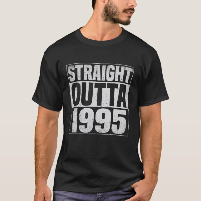 T-shirt Direct Outta 1995 26 Ans 26e Anniversaire (Devant)