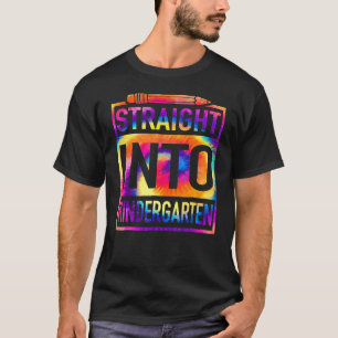 T-shirt Directement Dans La Maternelle Tie Dye Enseignant