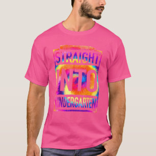 T-shirt Directement Dans La Maternelle Tie Dye Enseignant