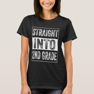 T-shirt Directement en 2e année de deuxième année Retour à