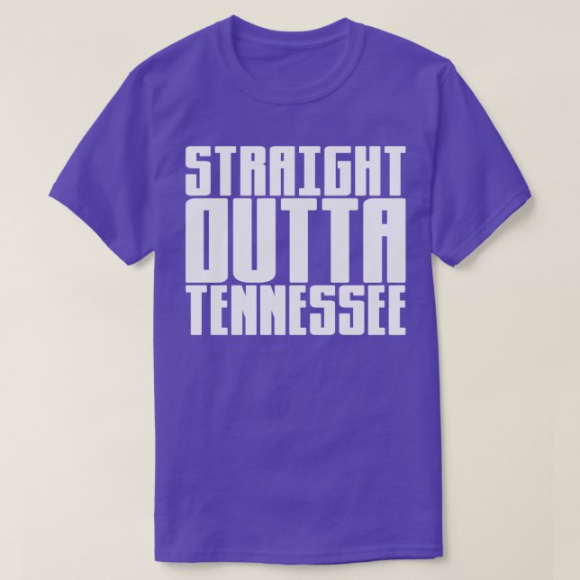 T-shirt Directement En Dehors Du Tennessee (Design devant)