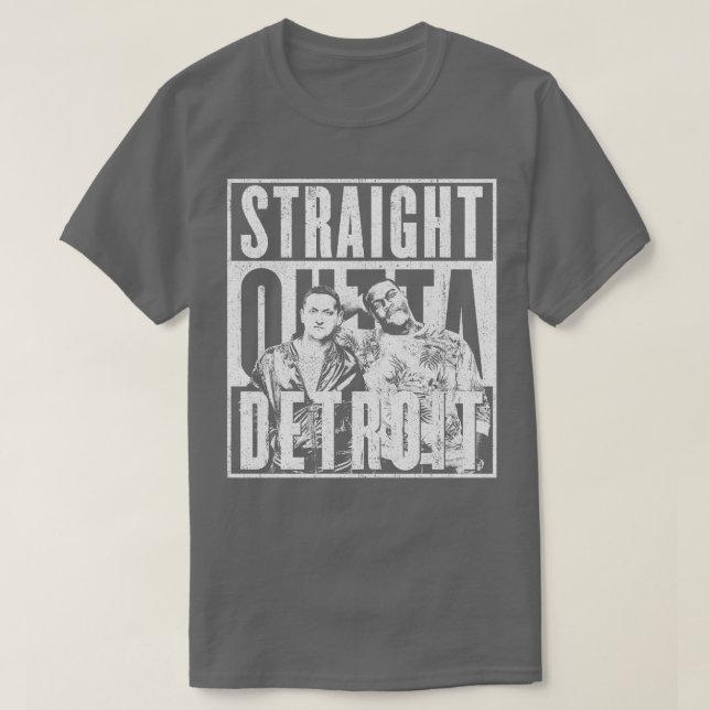 T-shirt Directement En Detroit (Design devant)