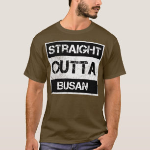 T-shirt Directement En Face De Busan Corée Du Sud Vintage
