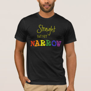 T-shirt Directement mais pas pièce en t d'étroit
