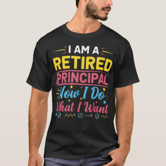 T-shirt Directeur à la retraite Maintenant je fais-ce que 