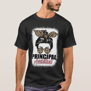 T-shirt Directeur adjoint Bun méché blanchi Travail scolai