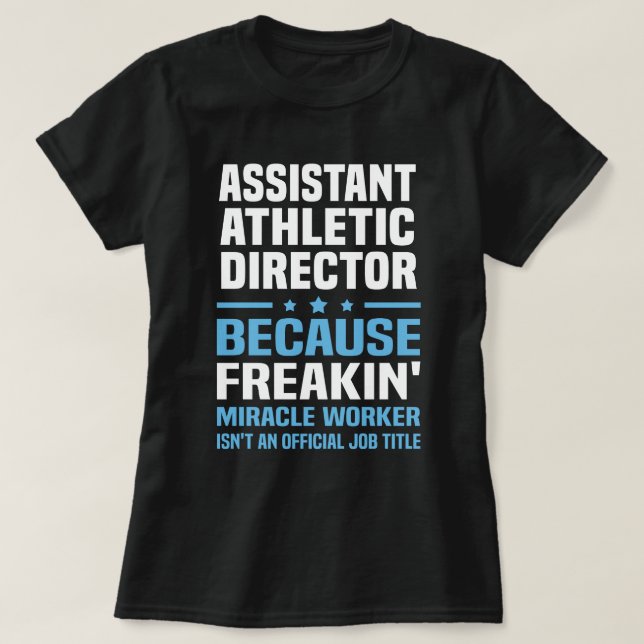 T-shirt Directeur adjoint du sport (Design devant)