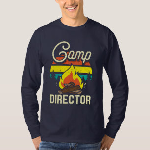 T-shirt Directeur Camping Famille Vacances Aventure