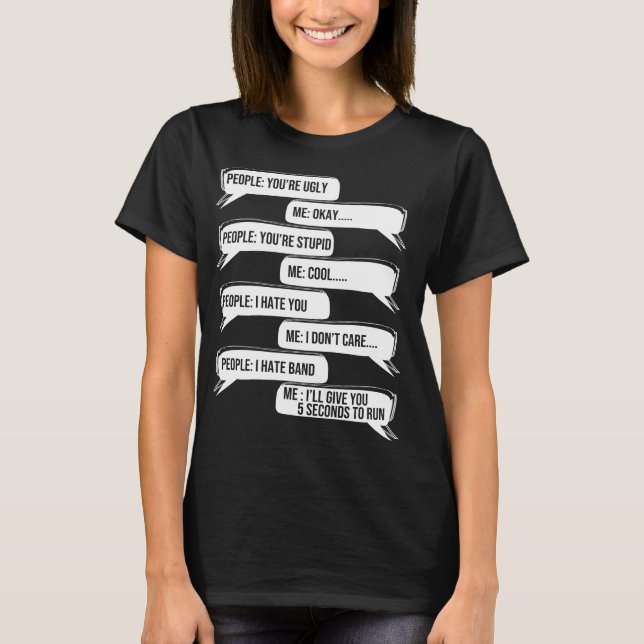 T-shirt Directeur de bande Musique Conductrice Marching Ba (Devant)