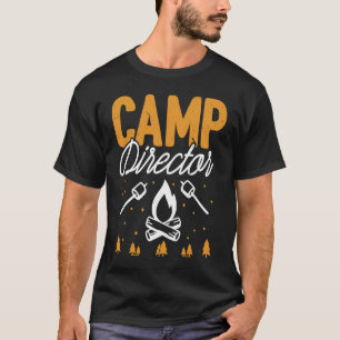 T-shirt Directeur de camp  Camping drôle de feu de camp Mo