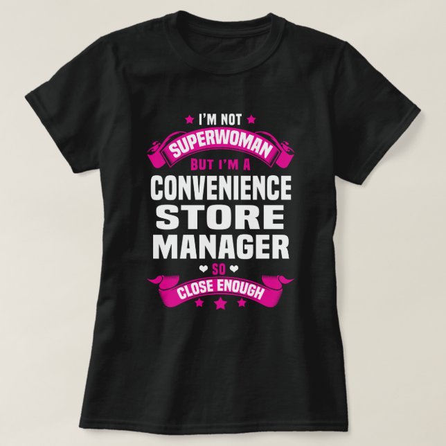 T-shirt Directeur de Convenience Store (Design devant)