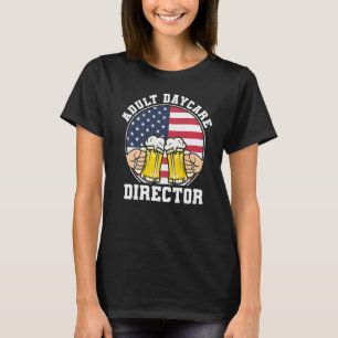 T-shirt Directeur de garderie pour adultes Barman Bar État