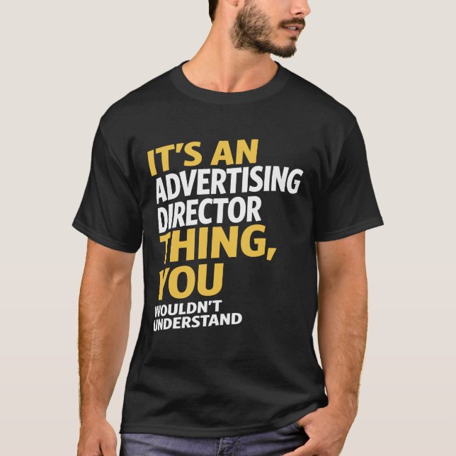 T-shirt Directeur de la publicité (Devant)