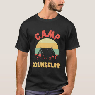 T-shirt Directeur de moniteur de camp d'été Campeur