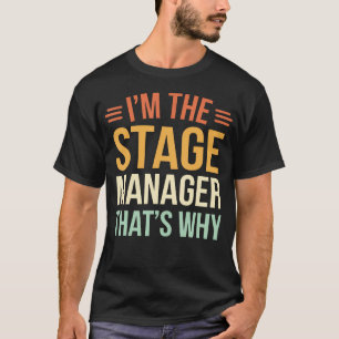 T-shirt Directeur de scène de théâtre