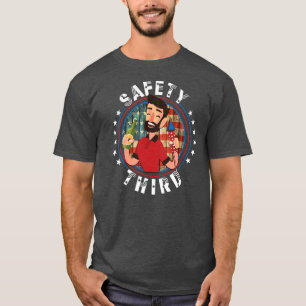 T-shirt Directeur des feux d'artifice 4 juillet Sécurité T