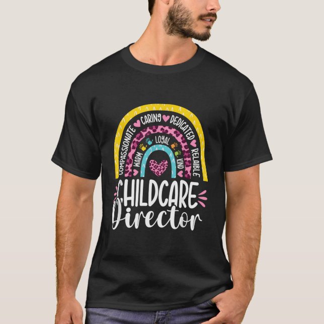 T-shirt Directeur des services de garde d'enfants Apprécia (Devant)