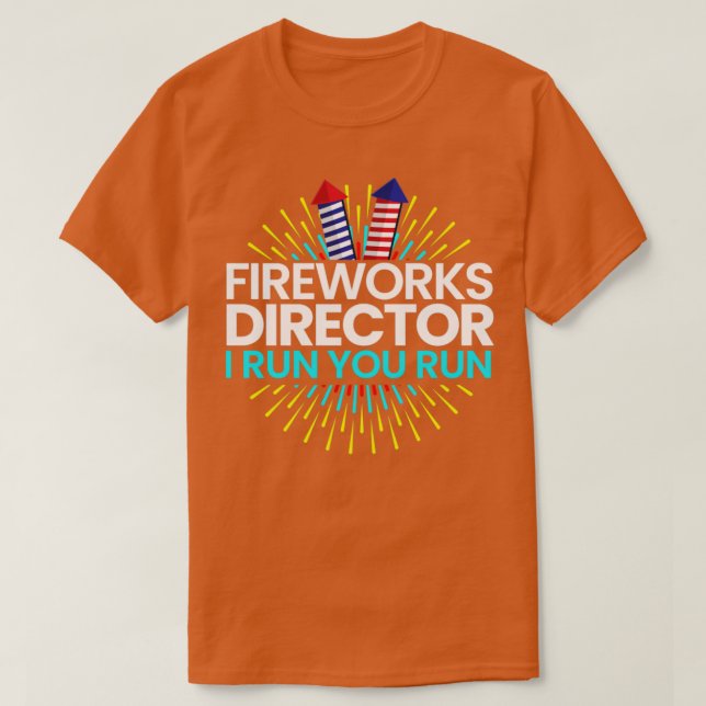 T-shirt Directeur Fireworks1 (Design devant)