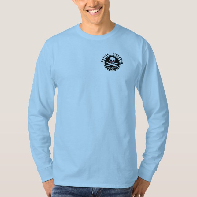 T-shirt Directeur QAR (couleurs de croisière de lite) (Devant)
