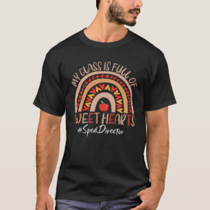 T-shirt Directeur Spy Ma Classe Est Pleine De Coeurs Sucré