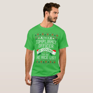 T-shirt Dirigeant de conformité sur la pièce en t laide