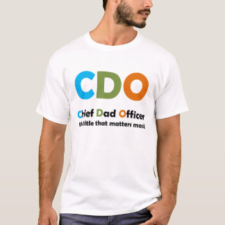 T-shirt Dirigeant en chef de papa