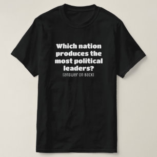 T-shirt Dirigeants politiques hilarants se moquent