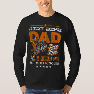 T-shirt Dirt Bike Dads Motocross Biker Motorbike Anniversa