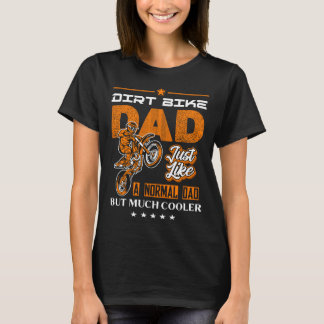 T-shirt Dirt Bike Dads Motocross Biker Motorbike Anniversa
