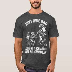 T-shirt Dirt Bike Papa Glacière Motocross Enduro Bikers