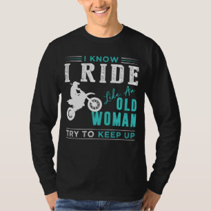 T-shirt Dirt Diva sans peur : Continuez avec mon Hilariabl