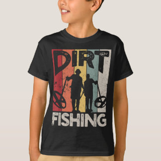 T-shirt Dirt Fishing - Funny Beach Treasure Détection Meta