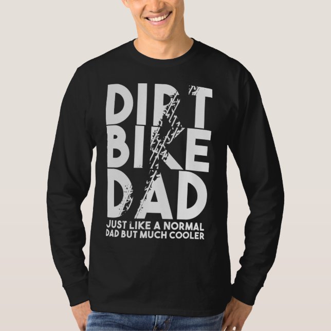 T-shirt Dirt Vélo Dads Motocross Moker Motorbike Motorbike (Devant)