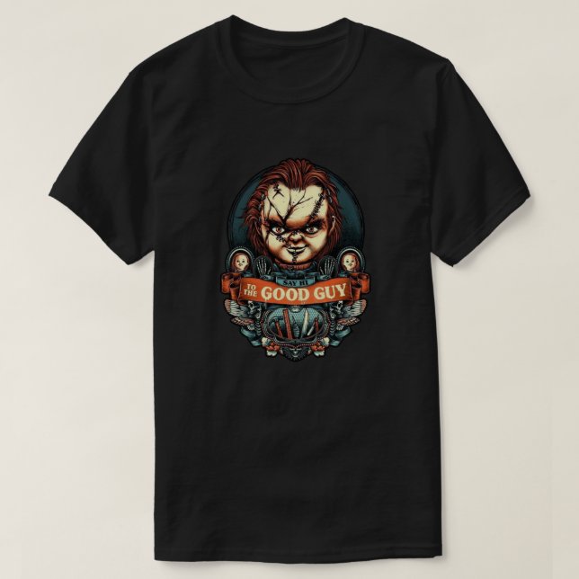 T-shirt Dis bonjour au bon gars (Design devant)
